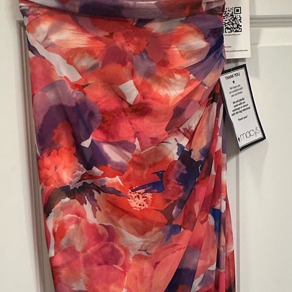 NWT Floral Print Midi Dress